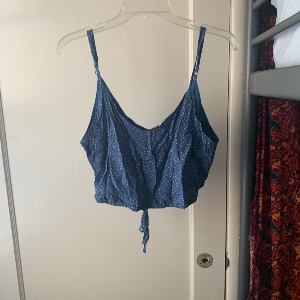 PacSun Polkadot Cropped Tank Top